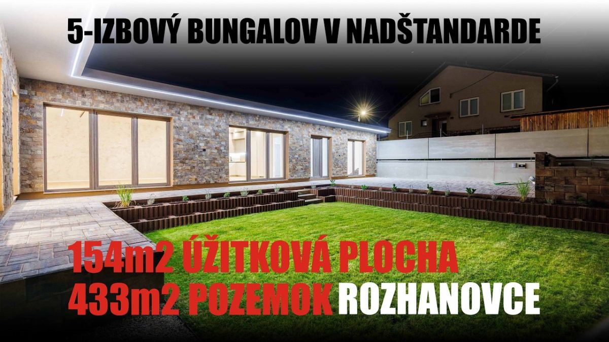 Domov s atmosférou: Bungalov v Rozhanovciach