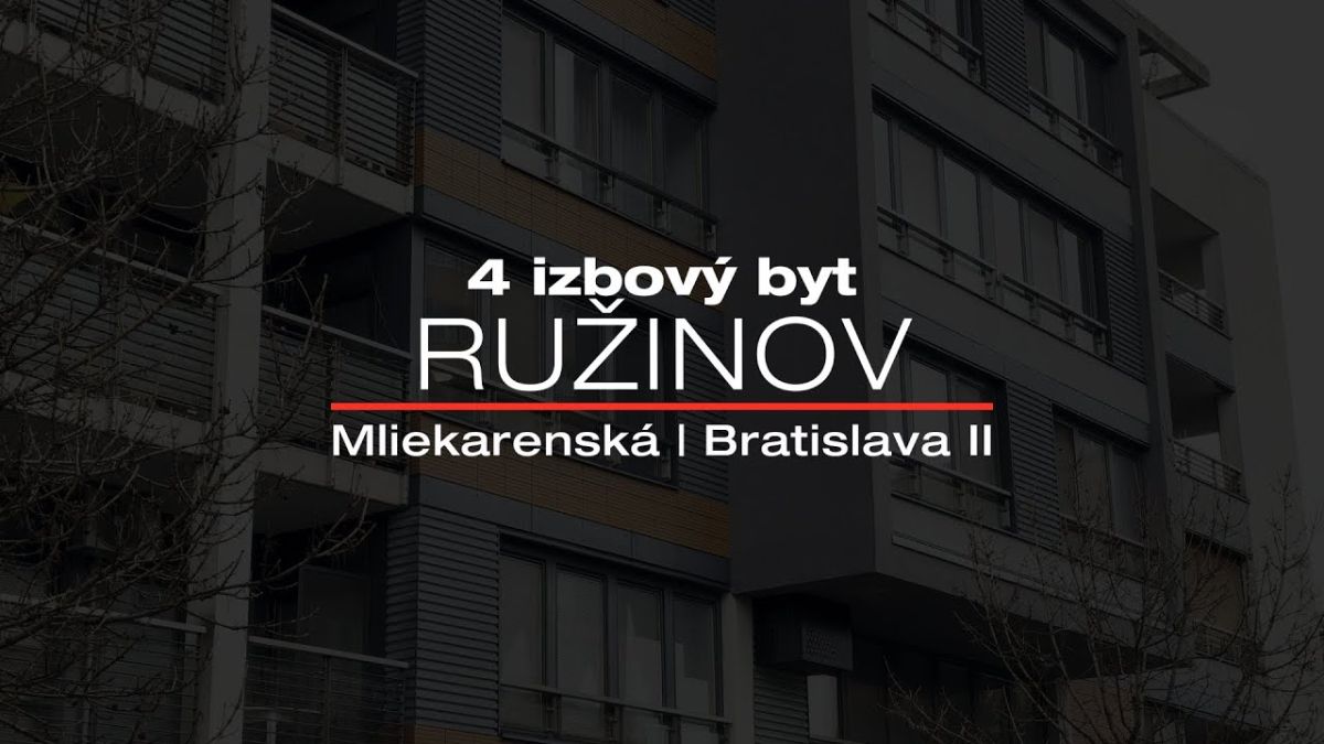 Luxusný priestranný 4i byt v Bratislave: Moderné bývanie s komfortom