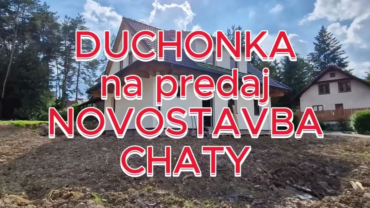 Novostavba chaty Duchonka: Spojenie moderného dizajnu a prírody