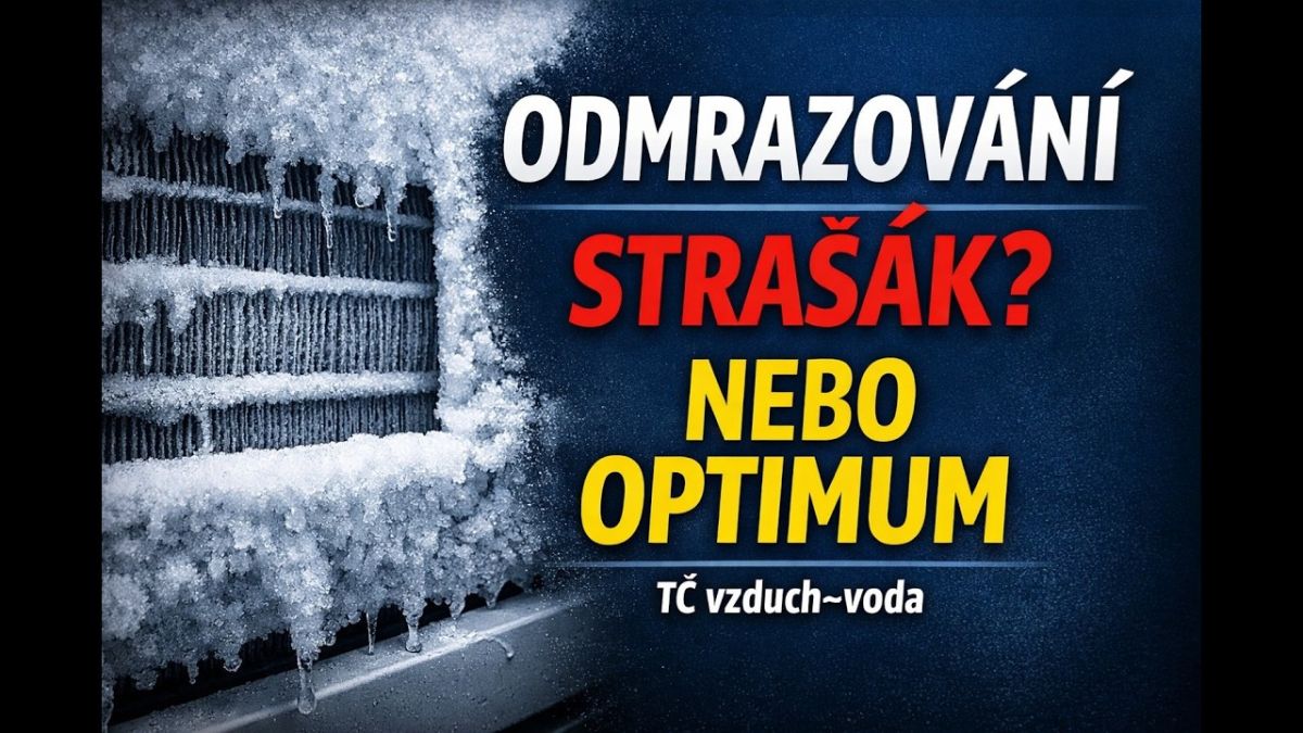 Optimálne odmrazovanie tepelného čerpadla vzduch-voda: Kde hľadať energetické optimum?