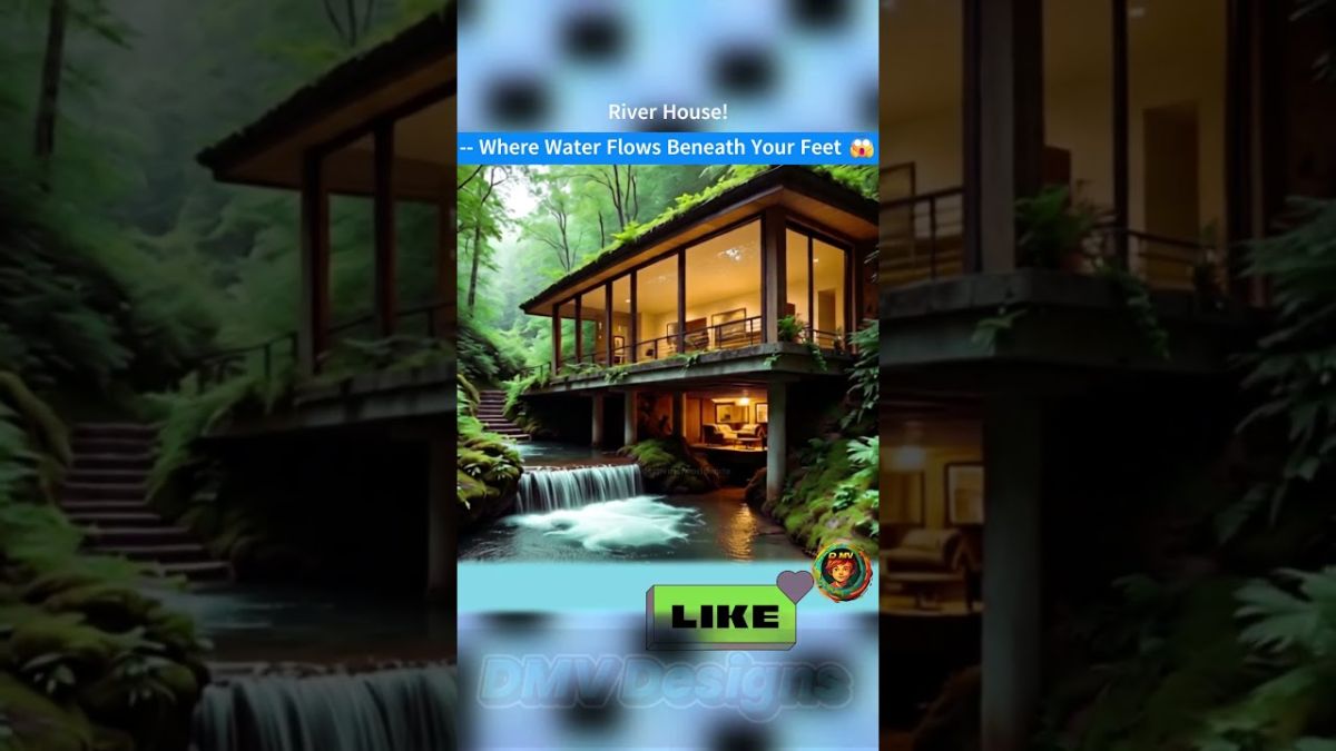 Podzemný dom s riekou: Budúcnosť luxusného bývania a ekológie