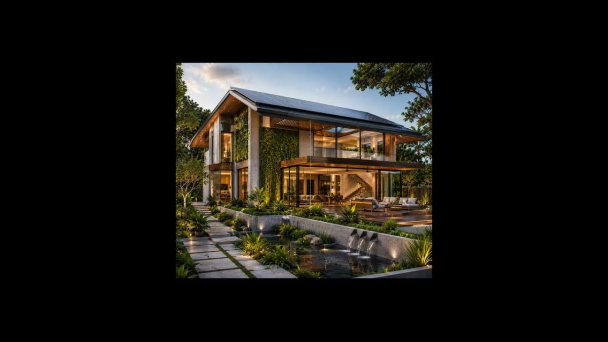 Udržateľný luxus: Moderné architektonické riešenie pre ekologické bývanie