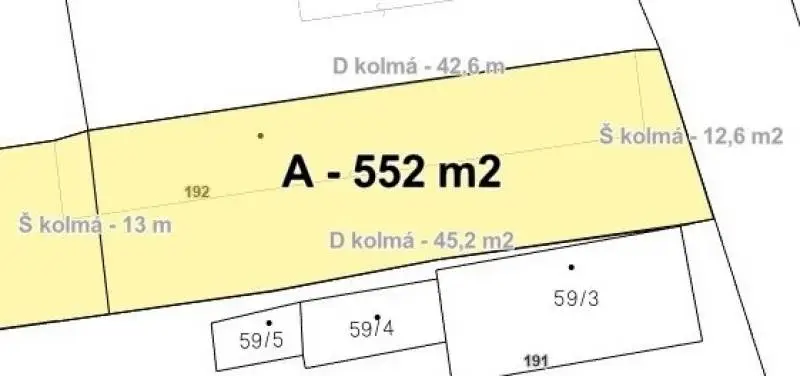 ID 2502a - Stavebný pozemok (53,44 €/m2) – foto 2