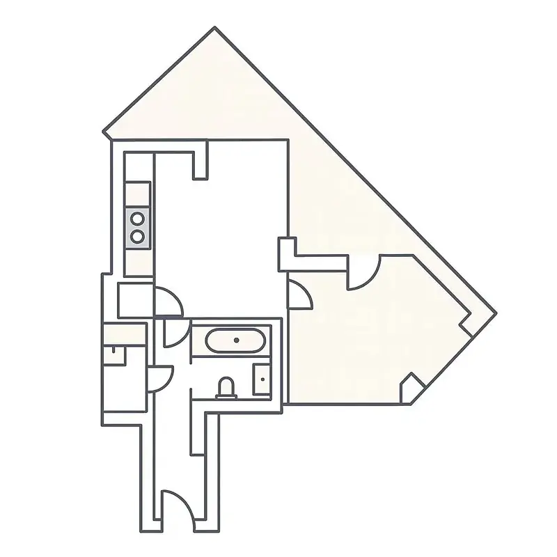 Predaj 2+kk, 58 m² + terasa 20 m² – Praha 3, Žižkov, central park – foto 9