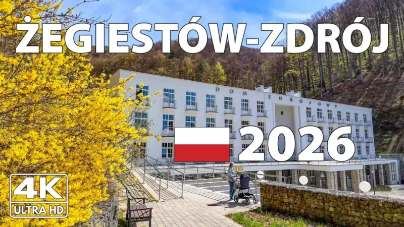 Pohľad na Žegiestów-Zdrój: Spa, história a architektúra