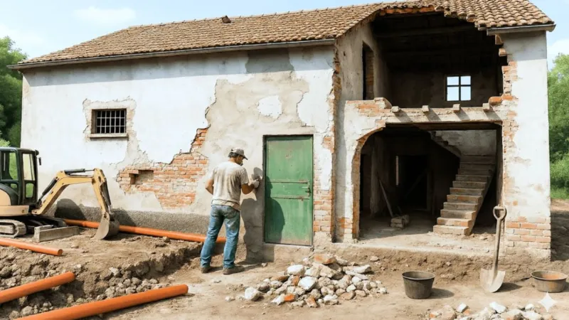 Premena starého talianskeho stodoly na modernú vilu: Investícia do budúcnosti